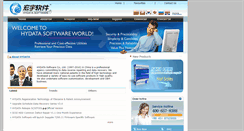Desktop Screenshot of en.hydata.com